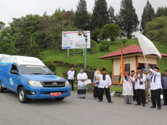 Pelepasan mobil perpustakaan keliling di Kab. Solok.
