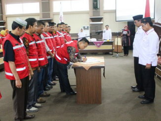 Pelantikan pengurus PMI Kecamatan se Kab. Solok.