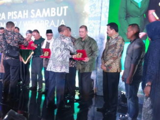 Pisah sambut Danrem 032 Wirabraja.