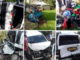 Beberapa kondisi kenderaaan akibat tabrakan beruntun di Batu Batupang, Kab. Solok.
