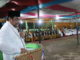 Leonardy saat memberi sambutan.