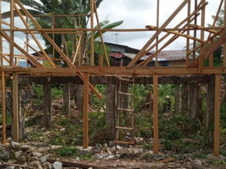 Bangunan yang didirikan di atas tanah rampasan.