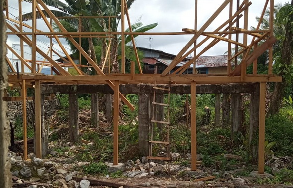 Bangunan yang didirikan di atas tanah rampasan.