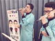 Personel Grup Nasyid Azwan, dari kiri; Nowa, Aziz.