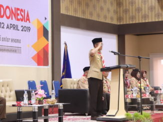 Peringatan Hari Bapak Pramuka Indonesia.