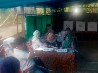 Suasana pencoblosan d