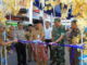 Sekdako Munasri menggunting pita peresmian Pasar Mabo dan Pasar Ramadhan Kota Sungai Penuh.