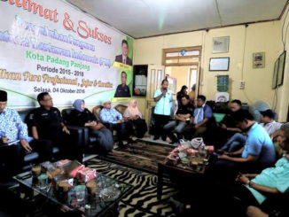 Suasana Konfercab PWI Padang Panjang di Kantor PWI, Komplek Gedung M Syafei Padang Panjang.