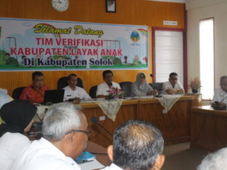 Verifikasi Kab. Solok sebagai Kabupaten Layak Anak