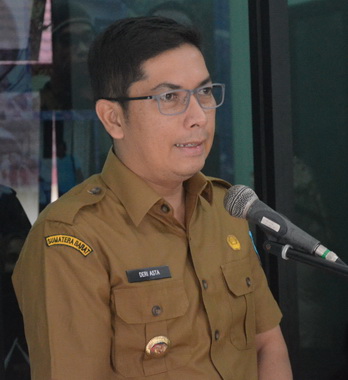 Wako Deri Asta saat memberi sambutan.