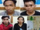 4 (empat) orang tersangka dan barang bukti.