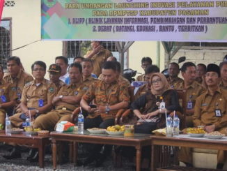 Bupati Pasaman, Yusuf Lubis saat Launching KLIPP dan DEBAT.