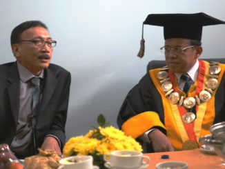 Bupati Hendrajoni bersama Rektor UNP, Prof. Ganefri.