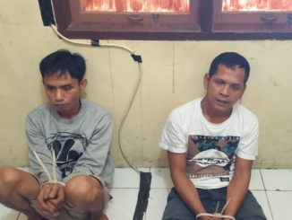 Dua pemakai shabu yang diringkus Satresnarkoba Polres Agam.