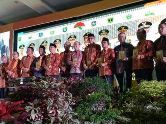 Para peserta Rapat Rakor Gubernur se Sumatera di Hotel Grage Bengkulu.