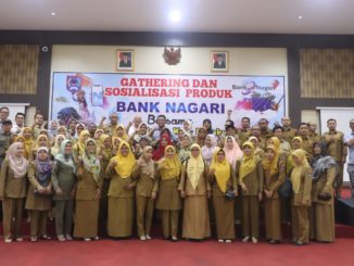 Sosialisasi produk Bank Nagari di Payakumbh.