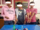 Tiga tersangka pengedar sabu yang ditangkap Satresnarkoba Polres Tanah Datar.