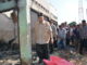 Wagub Nasrul Abit saat meninjau lokasi kebakaran di Lubuk Alung.