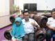 Wawako Erwin Yunas bersama atli yang ikut FLS2N yang berangkat ke tingkat nasional.