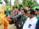 Penyambutan Tim Penilai dan Sekdakab Solok di SMKN 6 Solok.