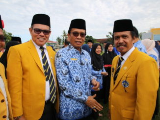 Para wakil Rektor UNP usai upacara.