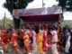 Pawai alegoris di Lubuk Basung.