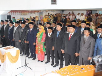 Pelantikan anggota DPRD Kab. Limapuluhkota periode 2019 0 2024.