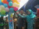 Pelepasan balon tanda diresmikannya Jambore Kader PKK Kab. Kerinci.
