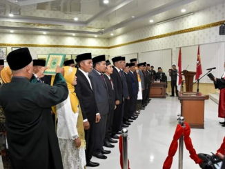 Pengambilan sumpah 45 Anggota DPRD Kab. Agam Periode 2019 0 2024.