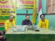Fikar Azami saat mengembalikan fomulir ke Partai Berkarya.