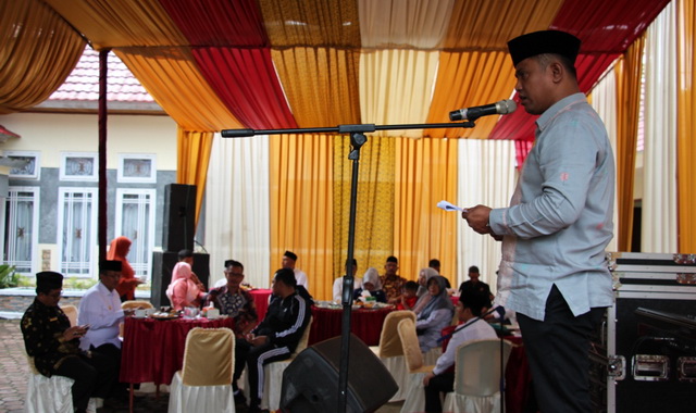 Jon F Pandu saat memberi sambutan.