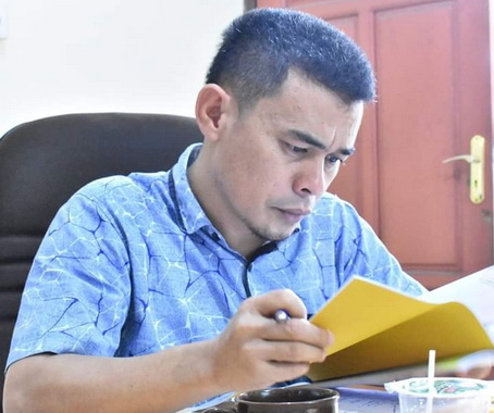 Ketua KPUD Kabupaten Sijunjung, Lindo Karsyah.
