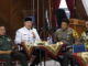 Wako Zul Elfian bersama Ketua DPRD, Kapolres dan Dandim Solok.