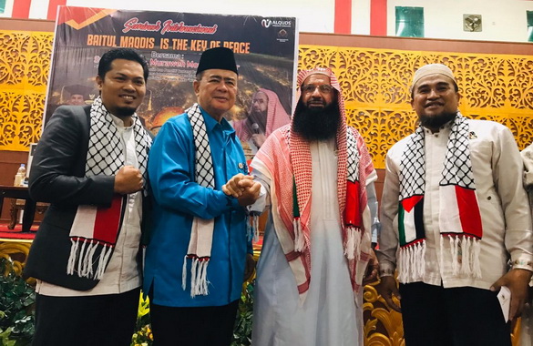 Wagub Nasrul Abit pada Seminar Internasional Baitul Maqdis is The Key of Peace.