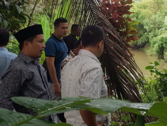 Anggota DPRD Sumbar Hamdanus saat meninjau Batang LumpoPessel belumlama ini