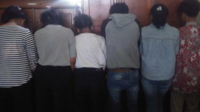 Remaja yang tertangkap Satpol PP Kota Solok