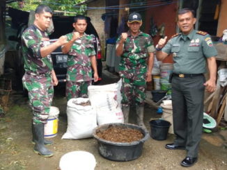 Danramil 02 Pkl Mayor Inf Hasbullah P.didampingi Babinsa