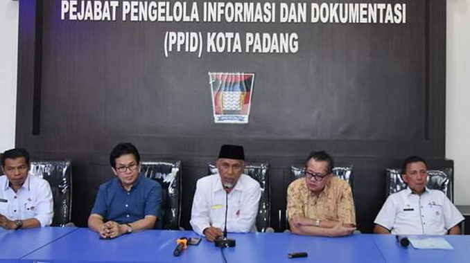 Jumpa pers iven pariwisata Kota Padang.