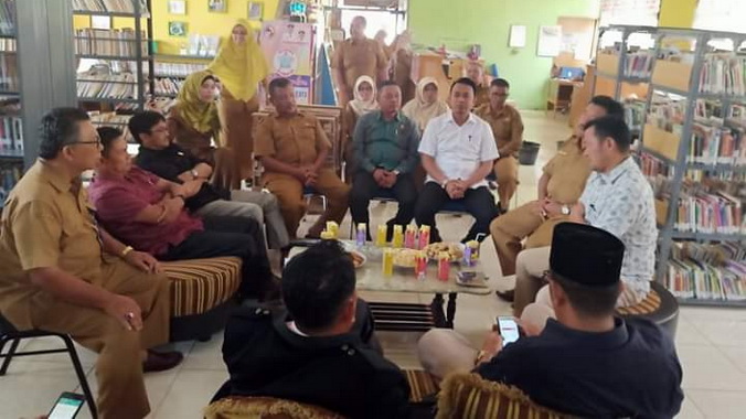 Komisi I DPRD Limapuluh Kota tinjau langsung kondisi perpustakaan