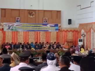 Sidang paripurna HUT Kab. Pasbar ke 16.