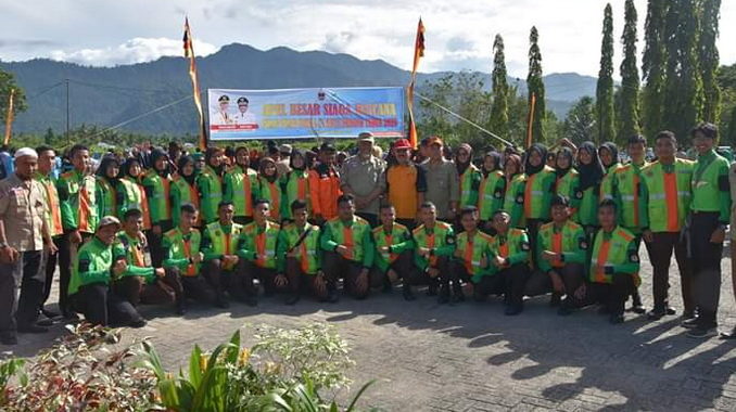 Walikota Padang Mahyeldi pada Apel Besar Siaga Bencana