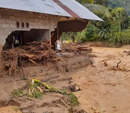 Banjir bandang dan longsor di Kenagarian Muaro Sei Lolo, Kecamatan Mapat Tunggul Selatan, Pasaman