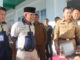 Bupati Pasbar, Yulianto saat meninjau lokasi ujian CPNS.