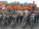 Bupati Sijunjung, Yuswir Arifin berfoto bersama dengan personil BPBD Sijunjung