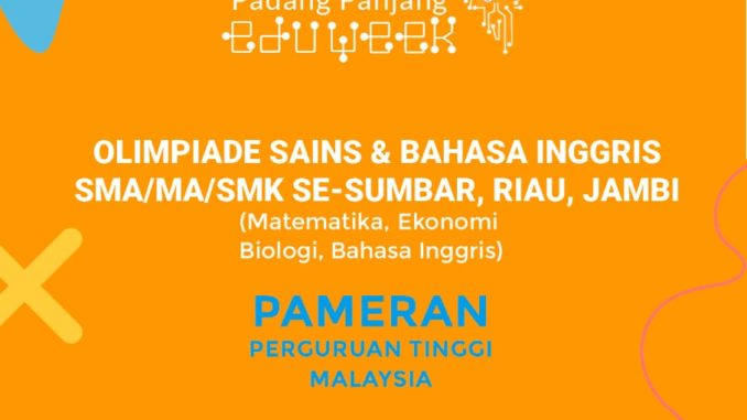 Poster edu week 1 Maret 20