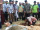 Peletakan batu pertama pembangunan musholla SDIT Dambaan Umat.