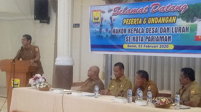 Rakor Lurah dan Kades Kota Pariaman