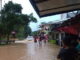 Rumah warga Bayang yang terendam air.