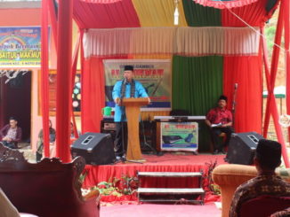 Wagub Nasrul Abit saat memberi sabutan.