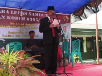 Yusuf Lubis saat memberikan kata sambutan